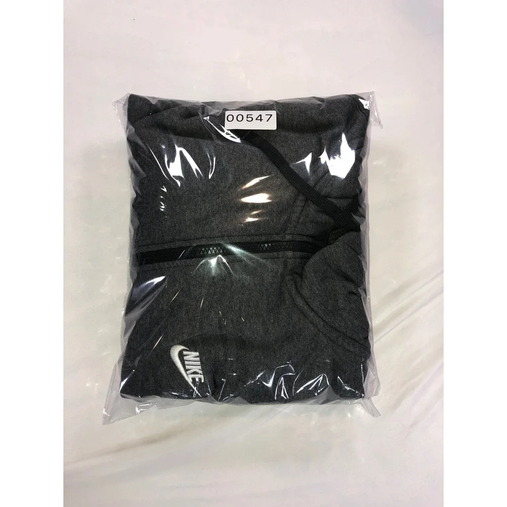 Nike Mens Sportswear Club Fleece Full Zip Hoodie Charcoal Grey XL BV2645-071